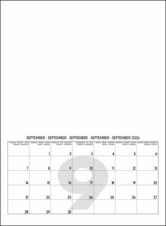 MINI WHITE BLANKOKALENDER DIY BASTEL SELBSTGESTALTEN